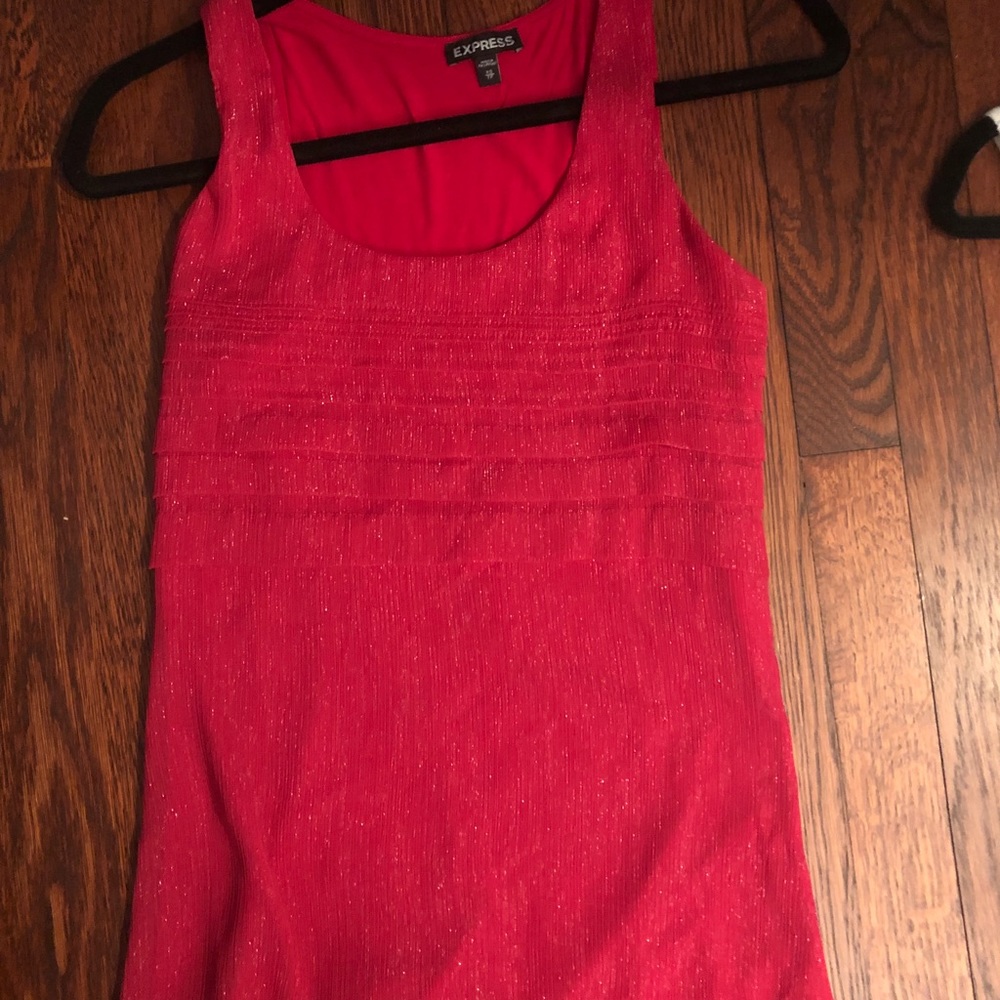 XS glitter tank top